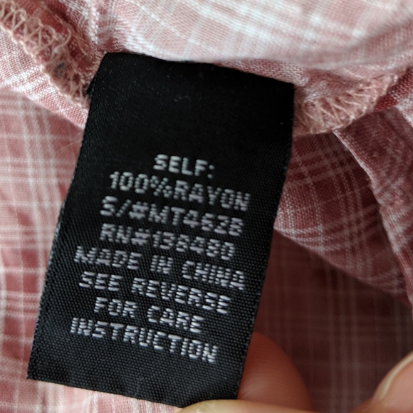 ANTHRO Holding Horses Tie Dye Plaid Pullover Sz S - Picture 12 of 14